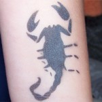 Airbrush Scorpion Tattoo